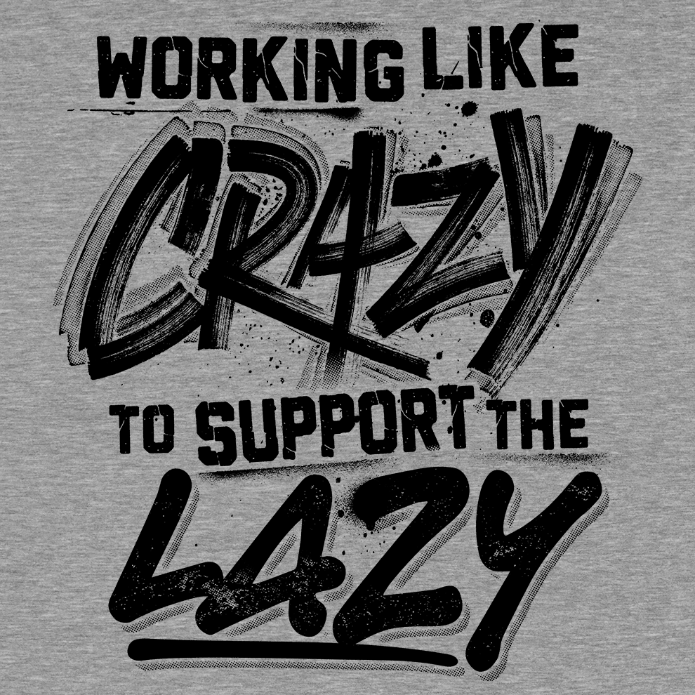 Crazy - Safety Yellow T-Shirt by Armed American Supply