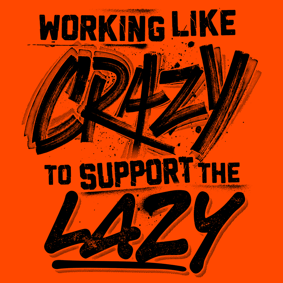 Crazy - Long Sleeve Hi-Vis T-Shirt by Armed American Supply