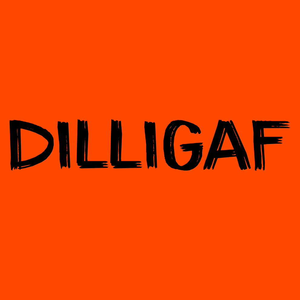 DILLIGAF - Safety Yellow T-Shirt by Armed American Supply