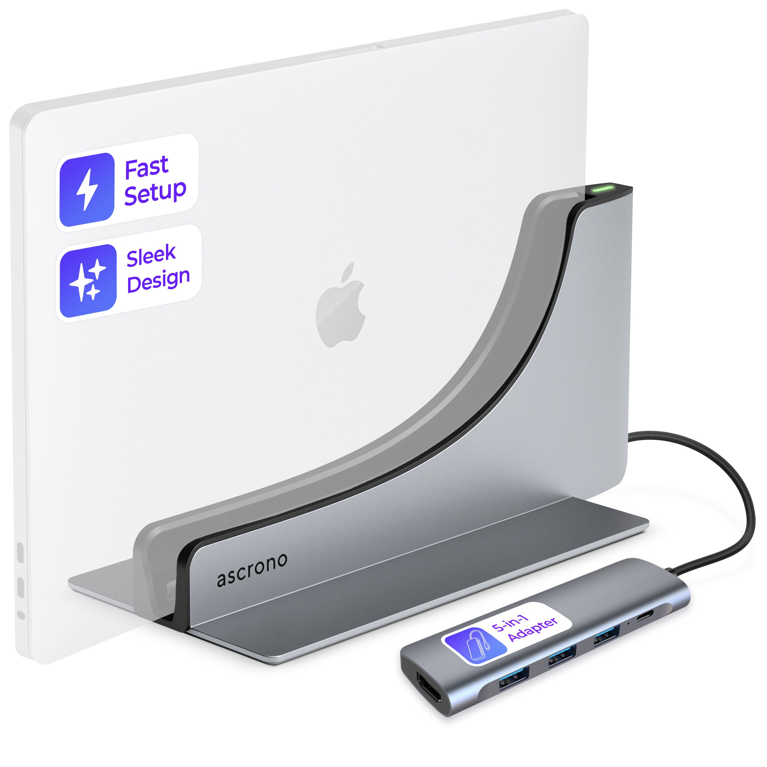 Ascrono® MacBook Docking Station by Ascrono