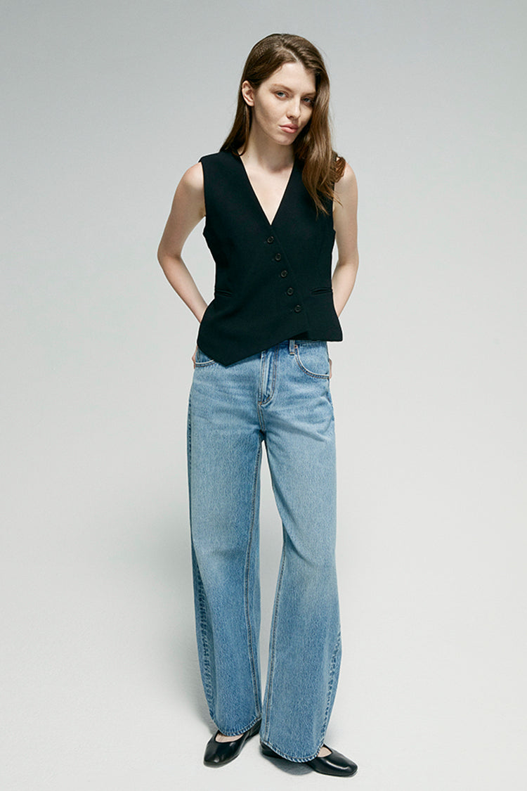 Slope Curve Jeans HJ039 by Hey Joanie