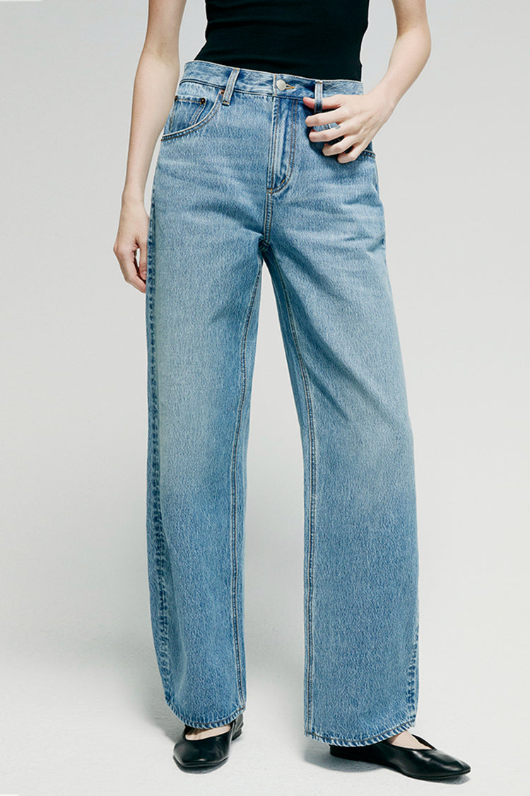 Slope Curve Jeans HJ039 by Hey Joanie