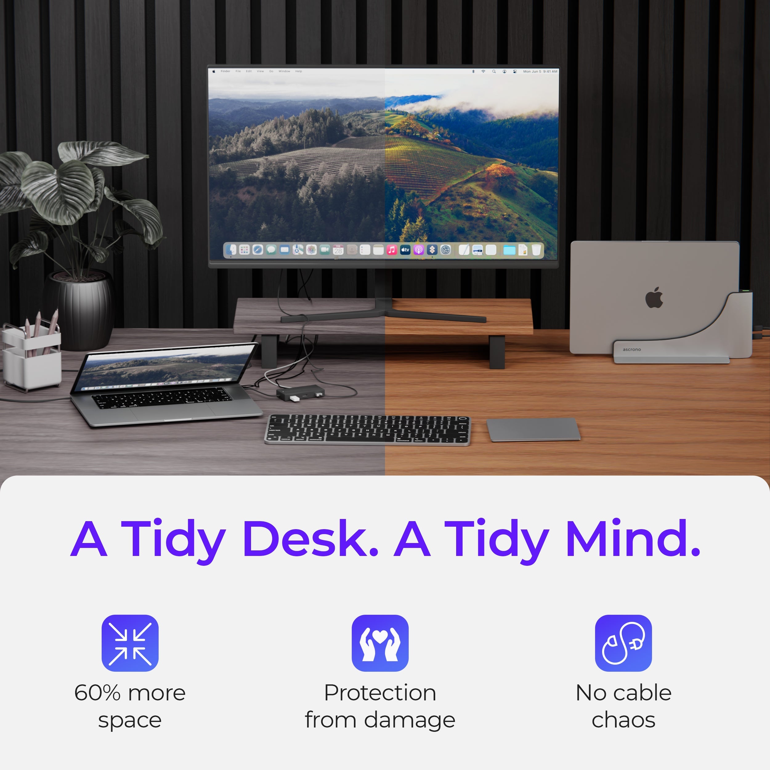 Ascrono® MacBook Docking Station by Ascrono
