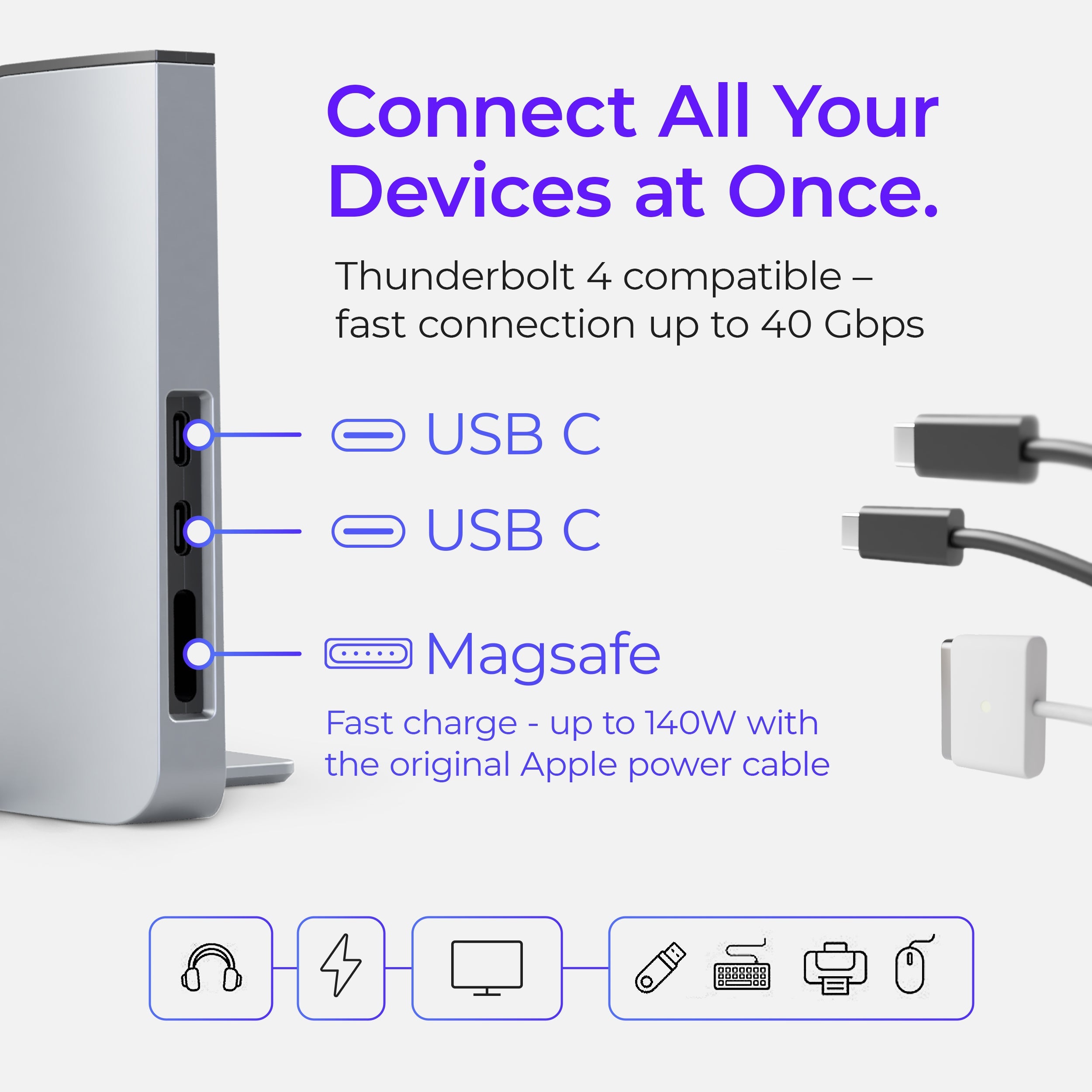 Ascrono® MacBook Docking Station by Ascrono