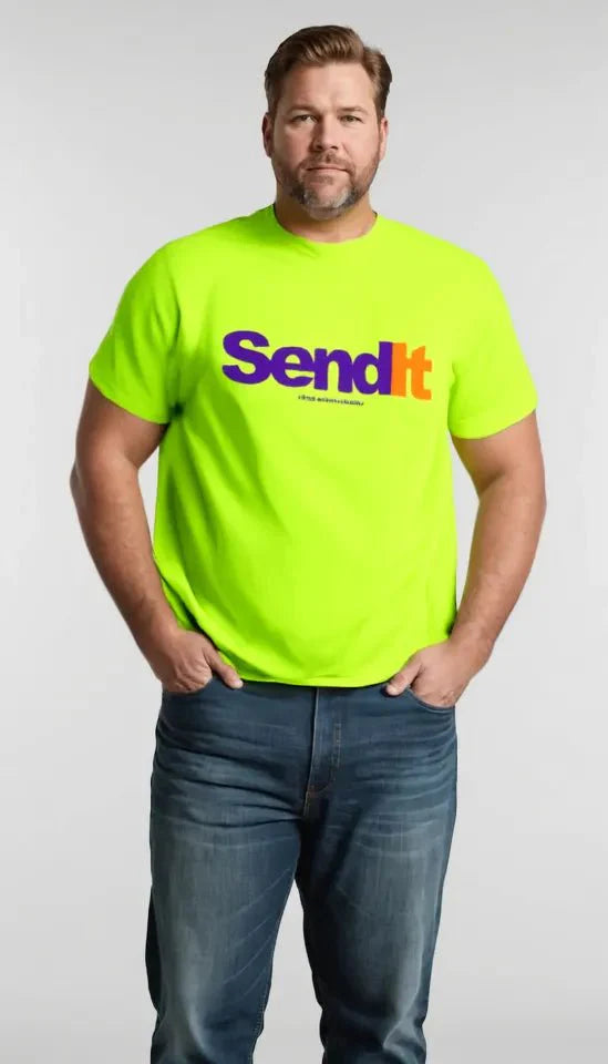 Send It - Safety Yellow T-Shirt by Armed American Supply