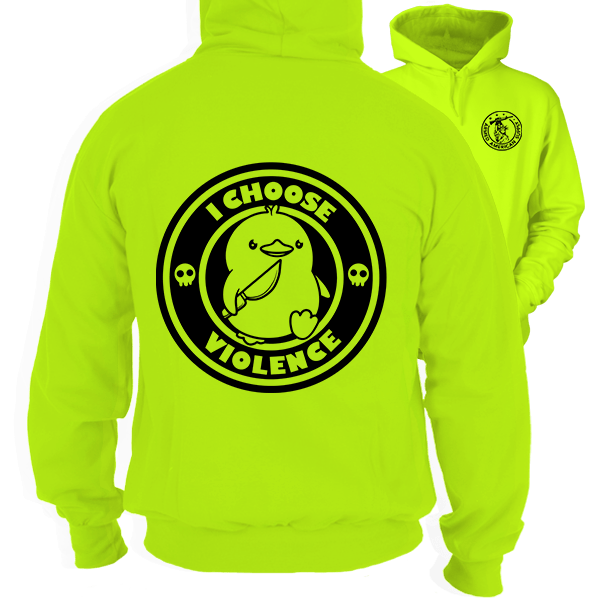 Violence - Safety Yellow Hi-Vis Hoodie by Armed American Supply