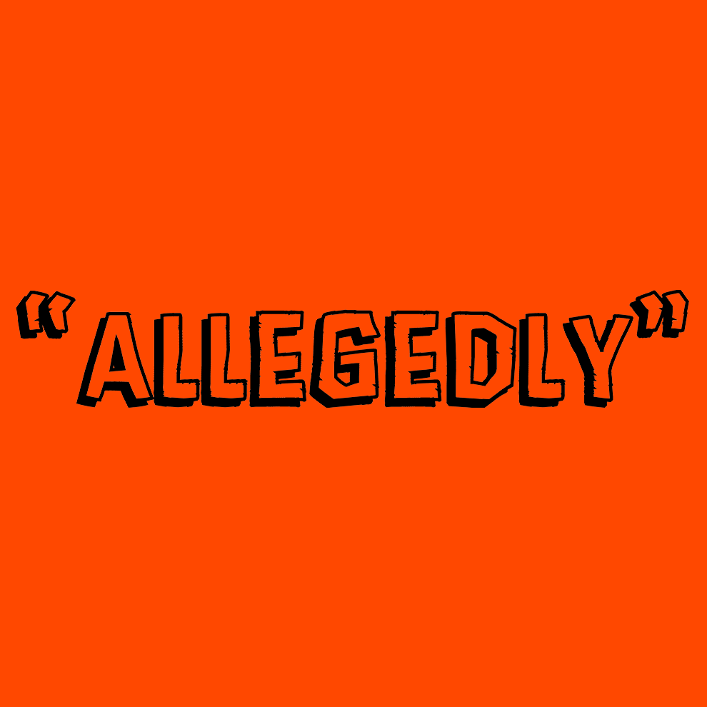 Allegedly - Safety Yellow T-Shirt by Armed American Supply