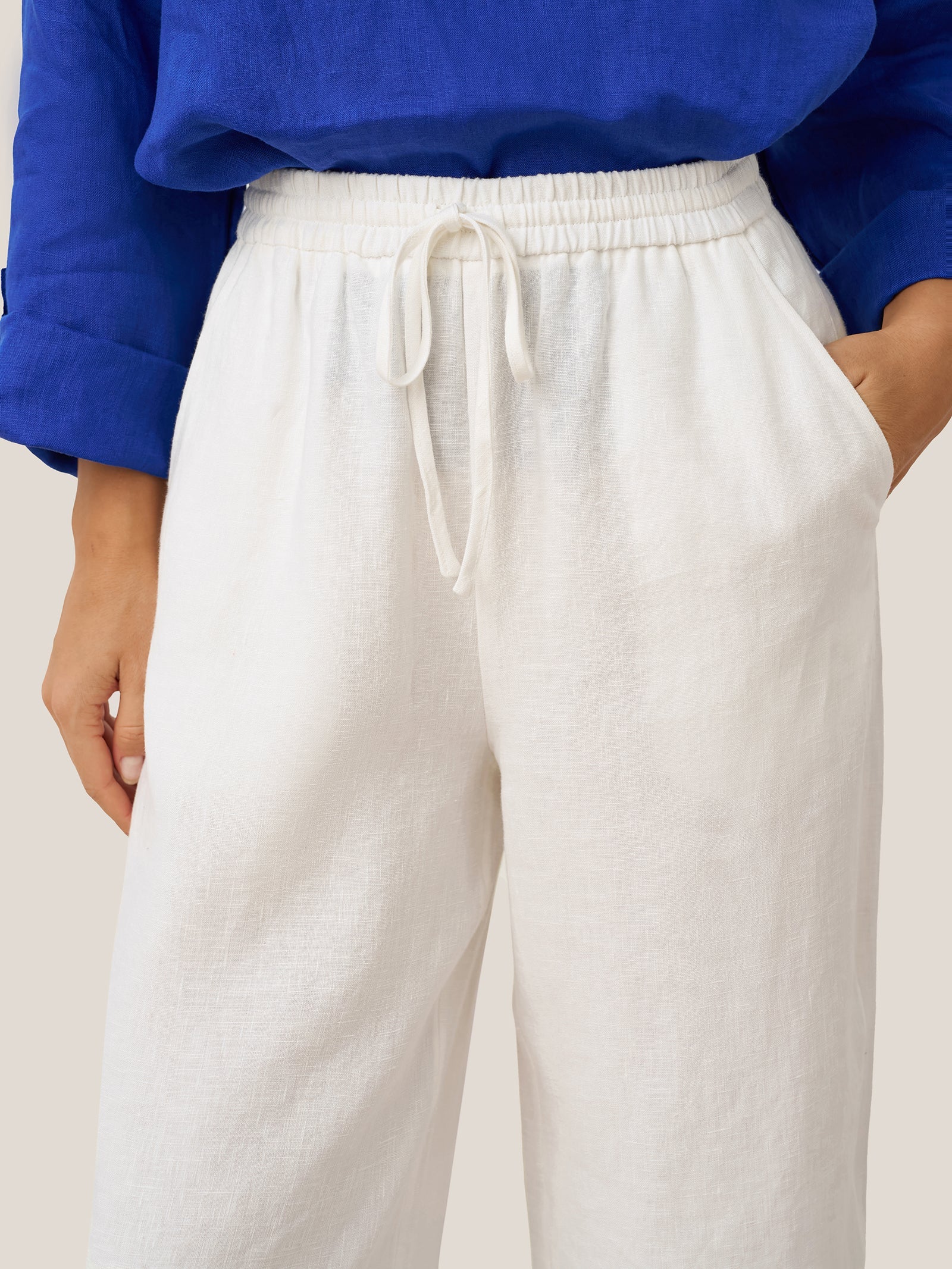 100% Linen Classic Pants LYON by LINTICO