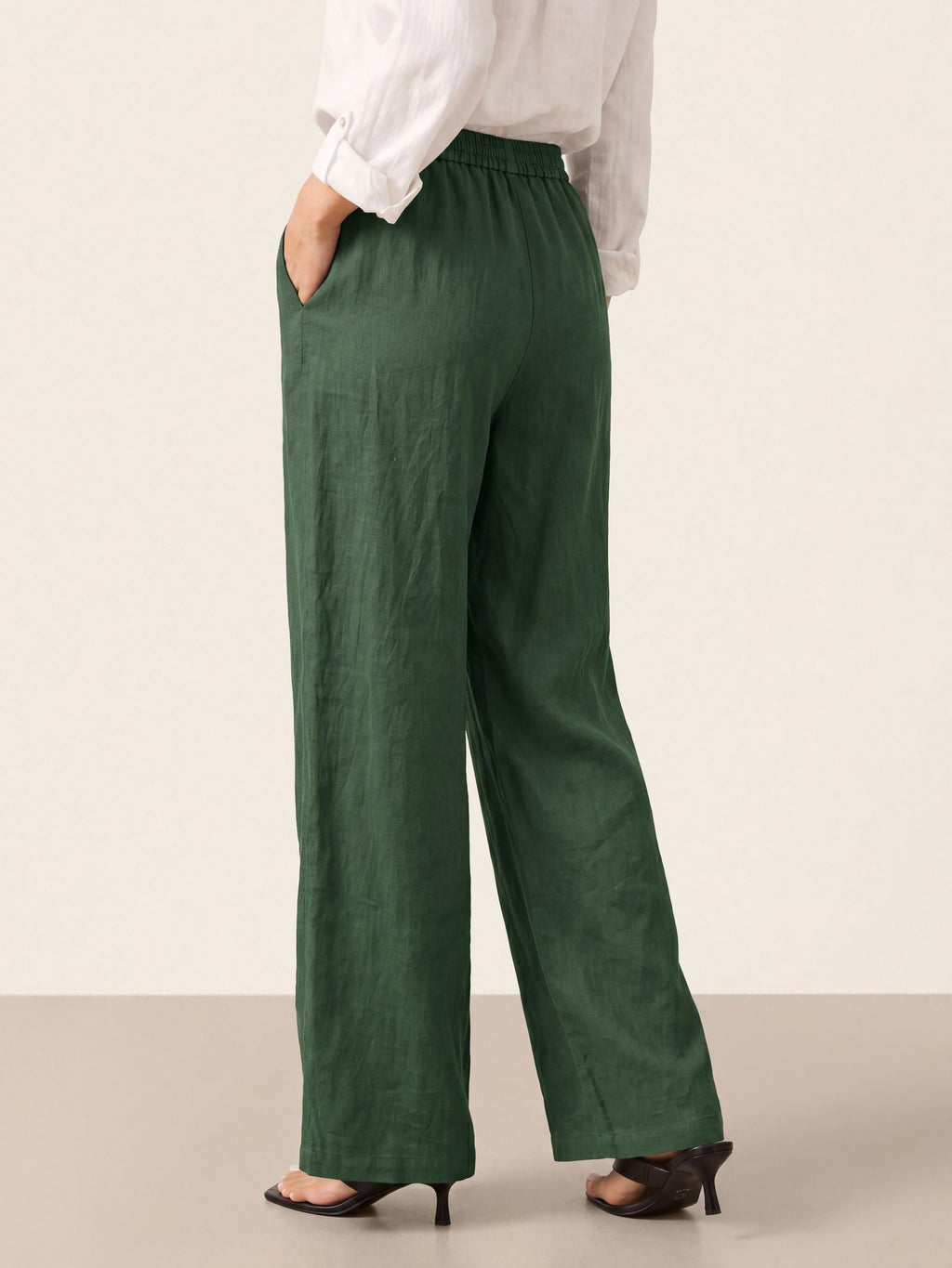 100% Linen Classic Pants LYON by LINTICO