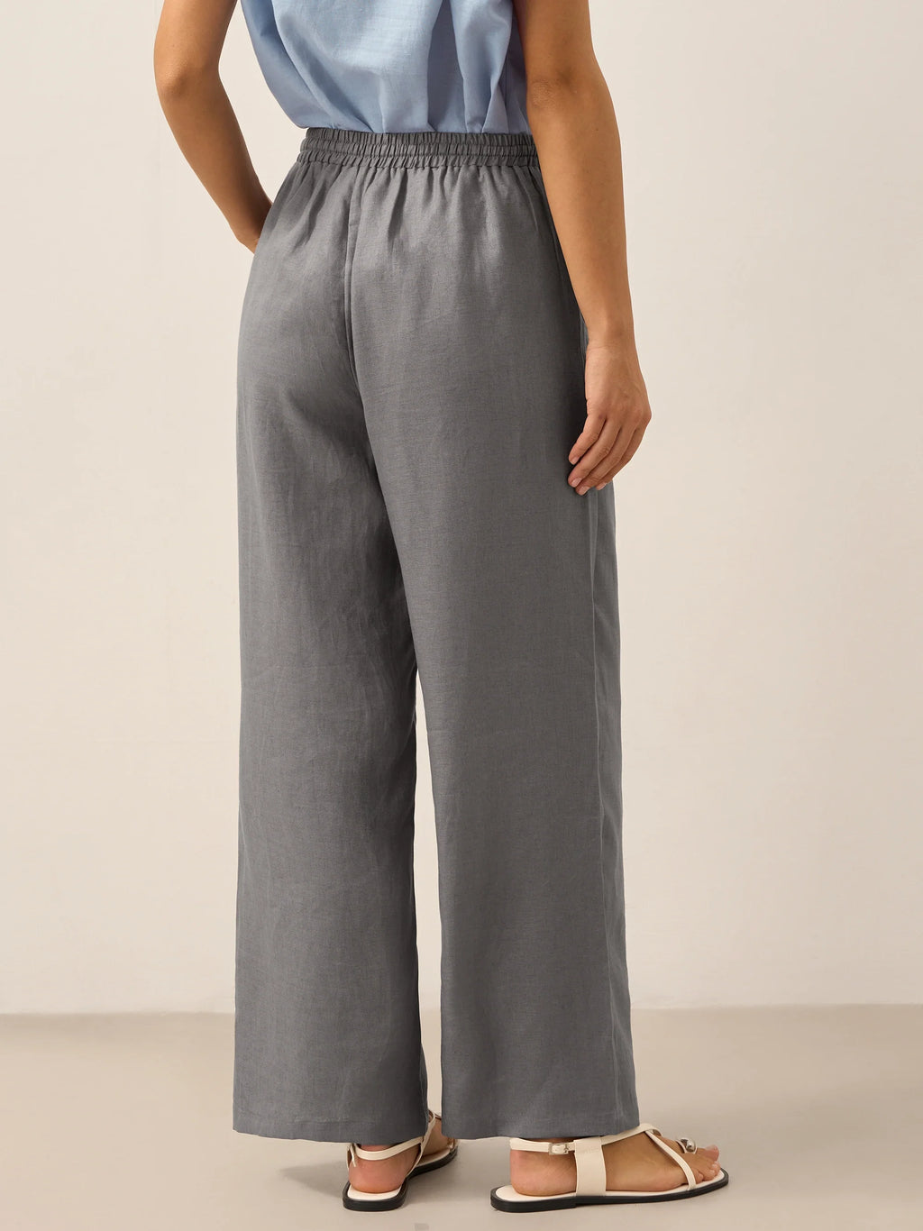 100% Linen Classic Pants LYON by LINTICO