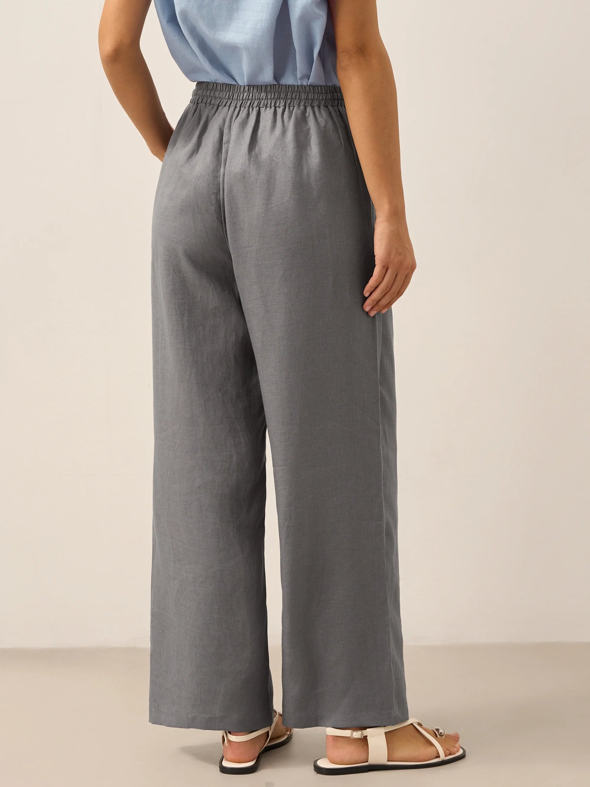 100% Linen Classic Pants LYON by LINTICO