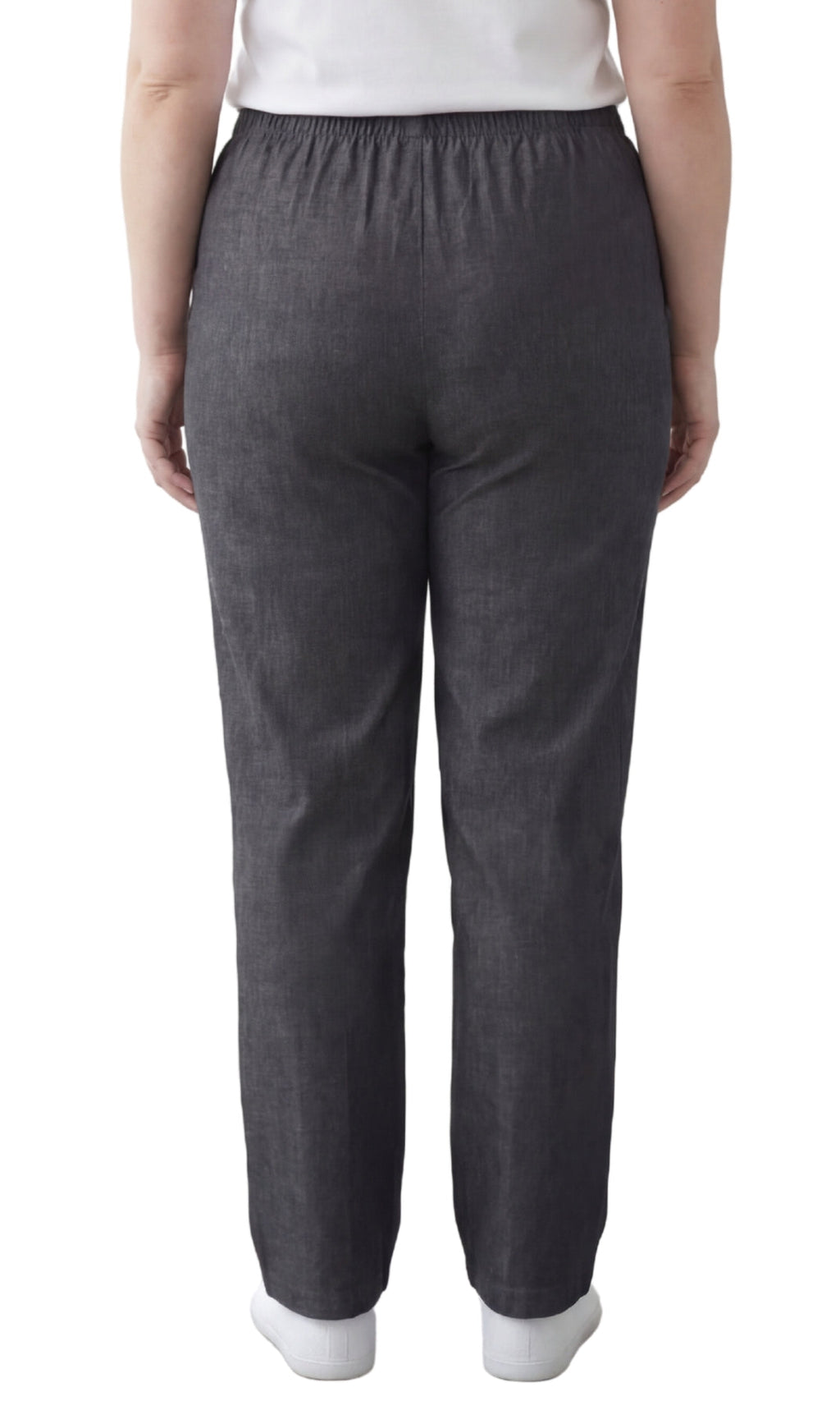 Women's Lightweight Pull-On Denim Jeans — Elastic Waist No Zipper by TURTLE BAY APPAREL