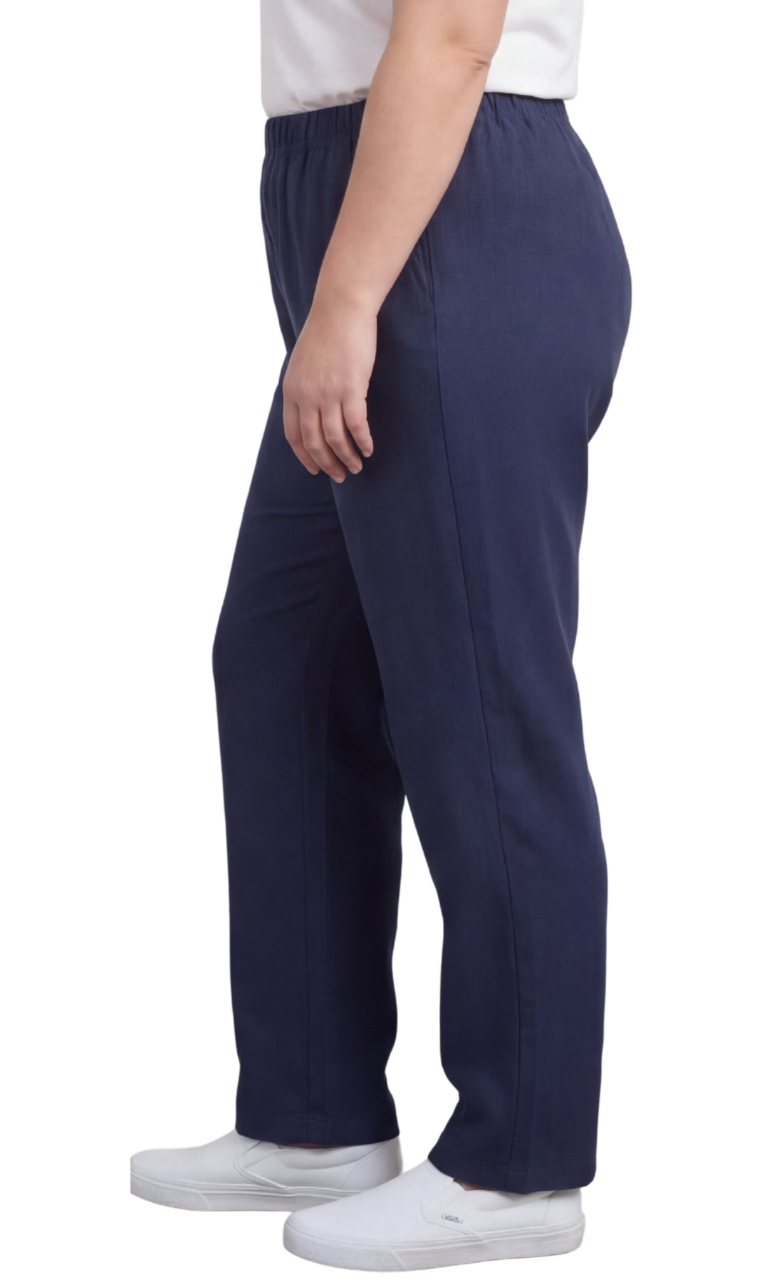 Women's Lightweight Pull-On Denim Jeans — Elastic Waist No Zipper by TURTLE BAY APPAREL