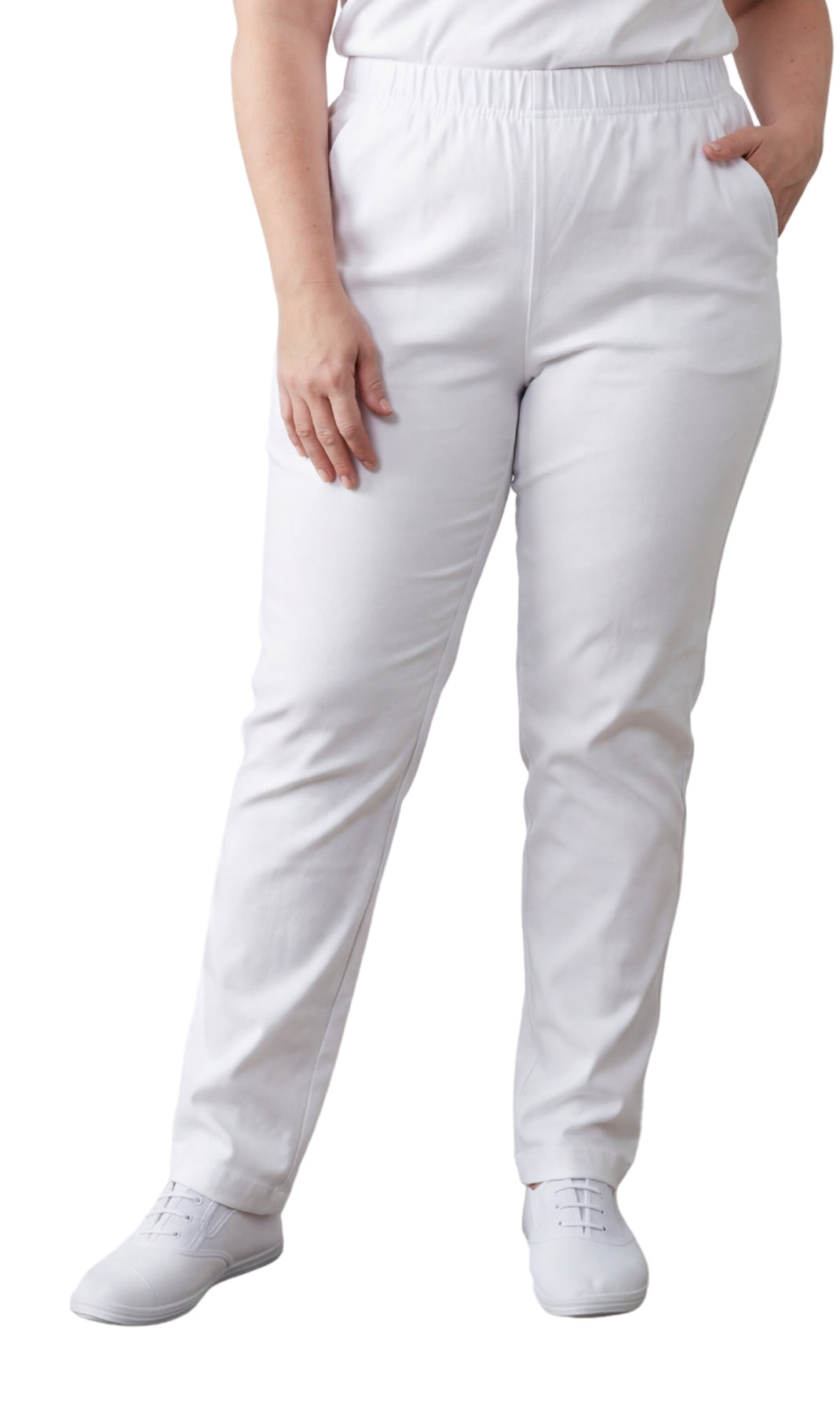 Women's Lightweight Pull-On Denim Jeans — Elastic Waist No Zipper by TURTLE BAY APPAREL