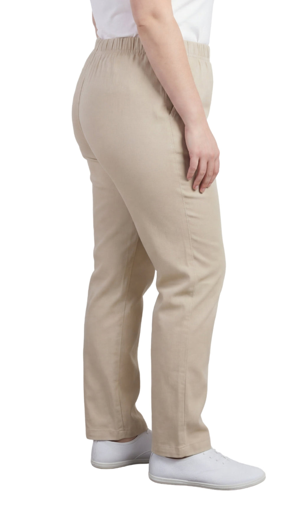 Women's Lightweight Pull-On Denim Jeans — Elastic Waist No Zipper by TURTLE BAY APPAREL