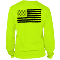 Old Glory - Long Sleeve Safety Yellow Hi-Vis T-Shirt by Armed American Supply