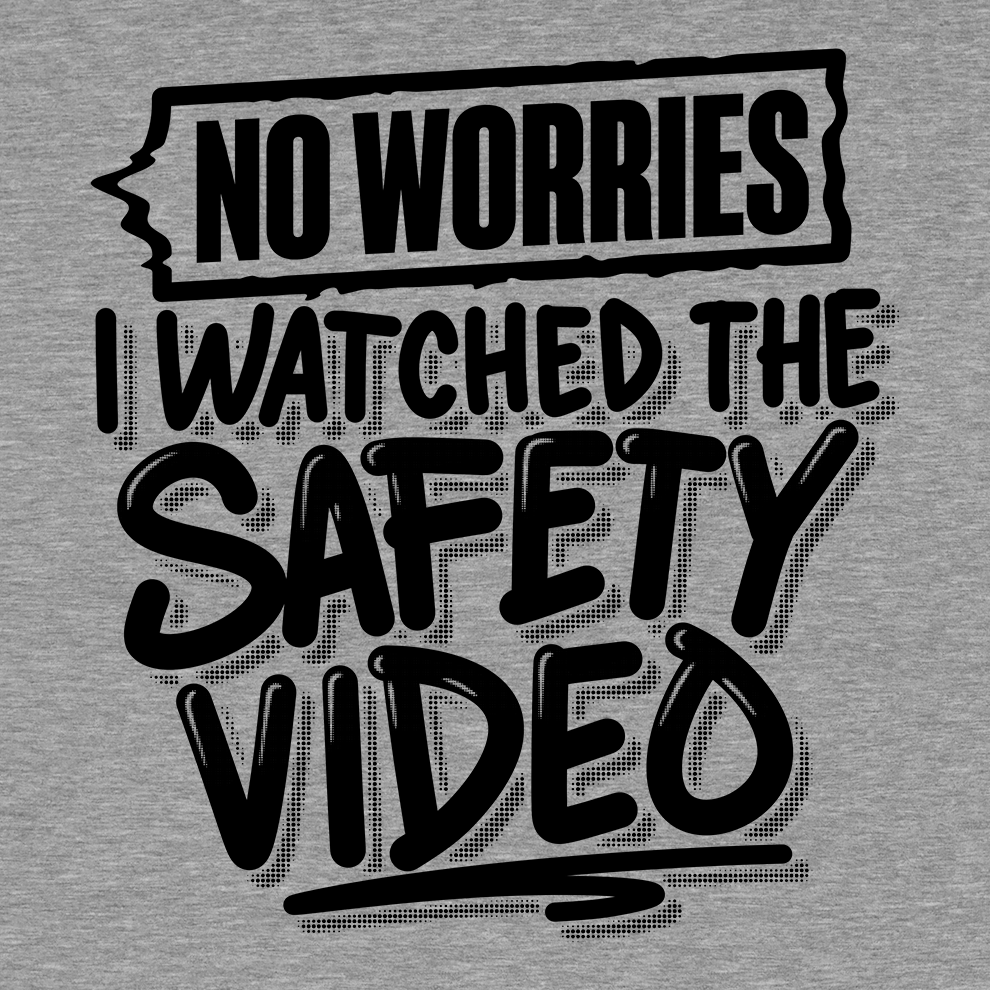 Watched the Safety Videos - Safety Hi-Vis Hoodie Workwear by Armed American Supply