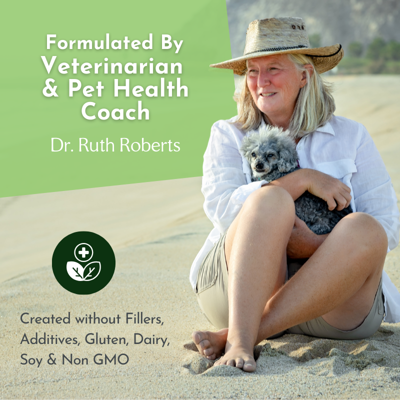 Holistic Total Body Support — Daily Multivitamin & Pasture-Raised Glandular Blend for Dogs & Cats by Dr. Ruth Roberts