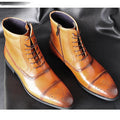Men's Plush Lined Winter Boots | Big Size Vintage Lace-Up Safety Boots by Sarah Express
