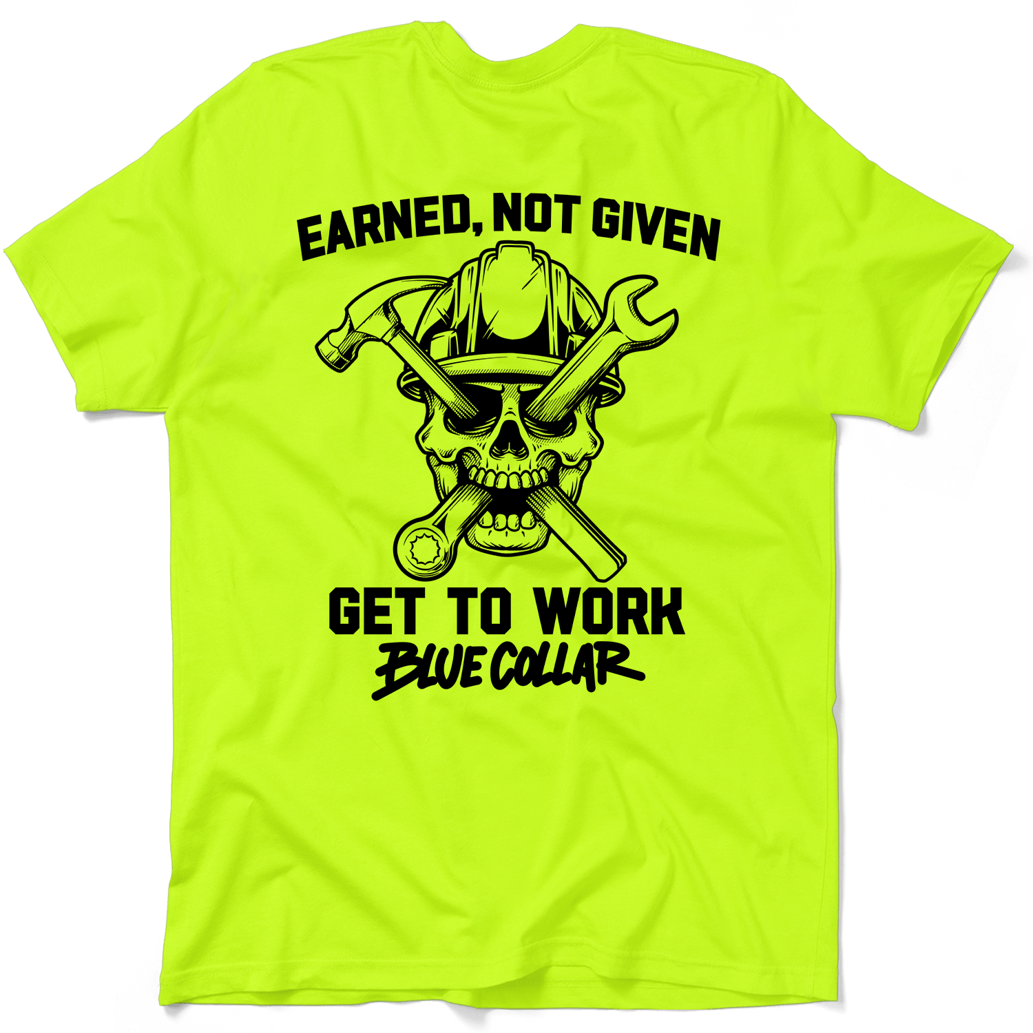 Earned Not Given - Safety Yellow T-Shirt by Armed American Supply
