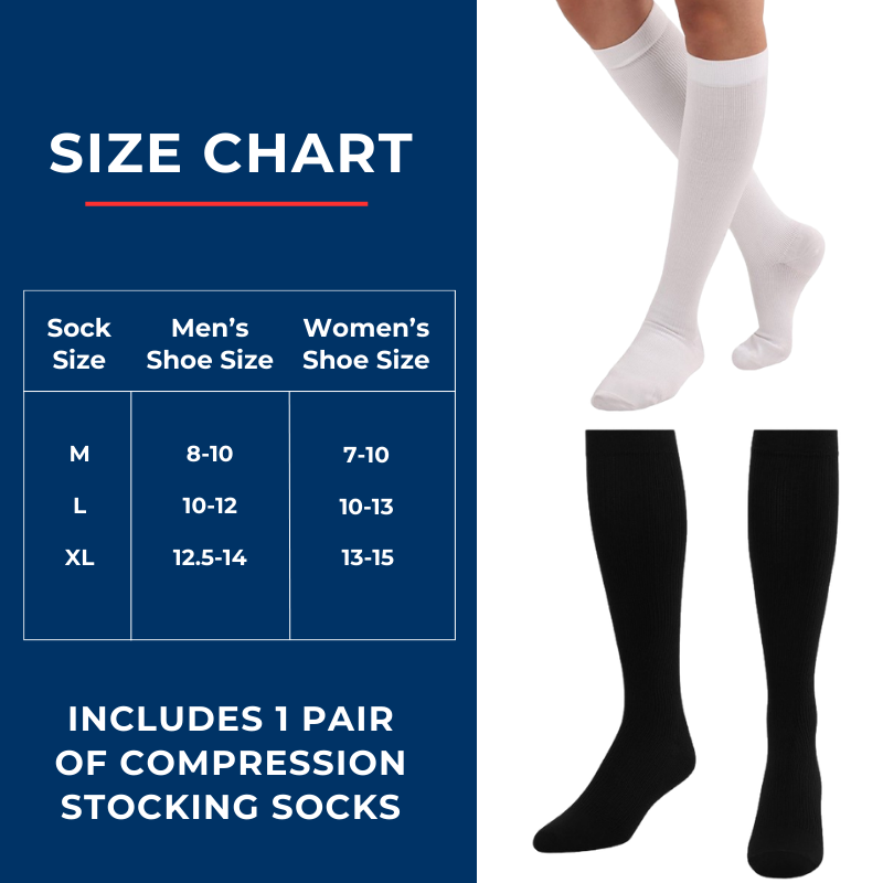 Women's Over The Calf Compression Stocking Socks (1 Pair) by DSC