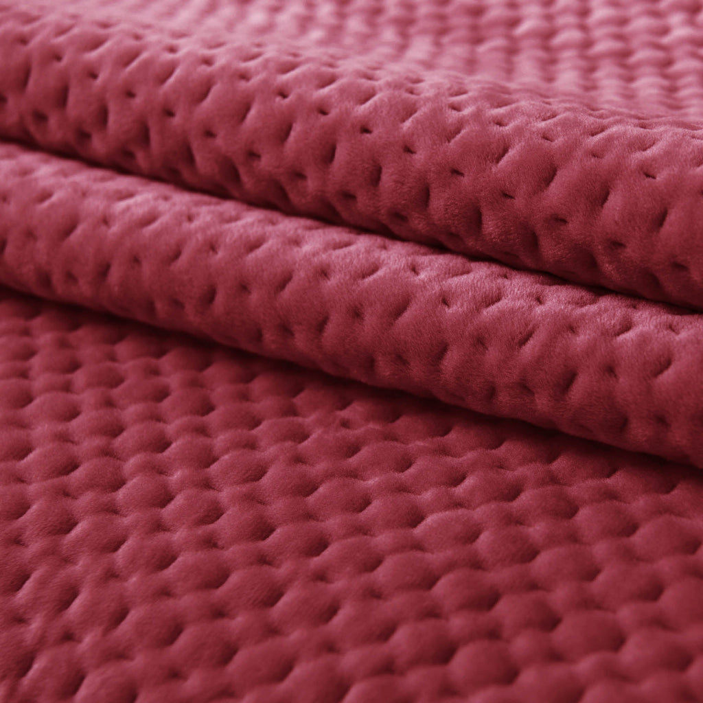 Kasentex All Season Cozy Velvet Quilt Set with Shams, Queen, King, Room Decor, Graduation Gifts by Kasentex