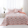 Kasentex 100% Cotton Summer Ultra Soft Floral Design 3 Piece Reversible Bedding Set, Room Decor, Graduation Gifts by Kasentex