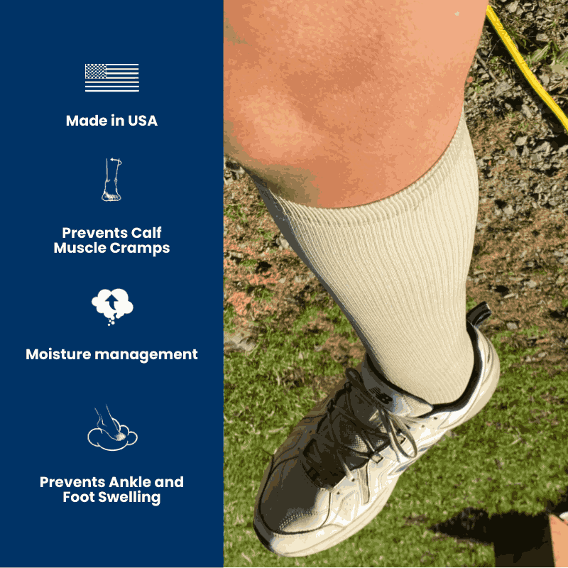 Women's Over The Calf Compression Stocking Socks (1 Pair) by DSC