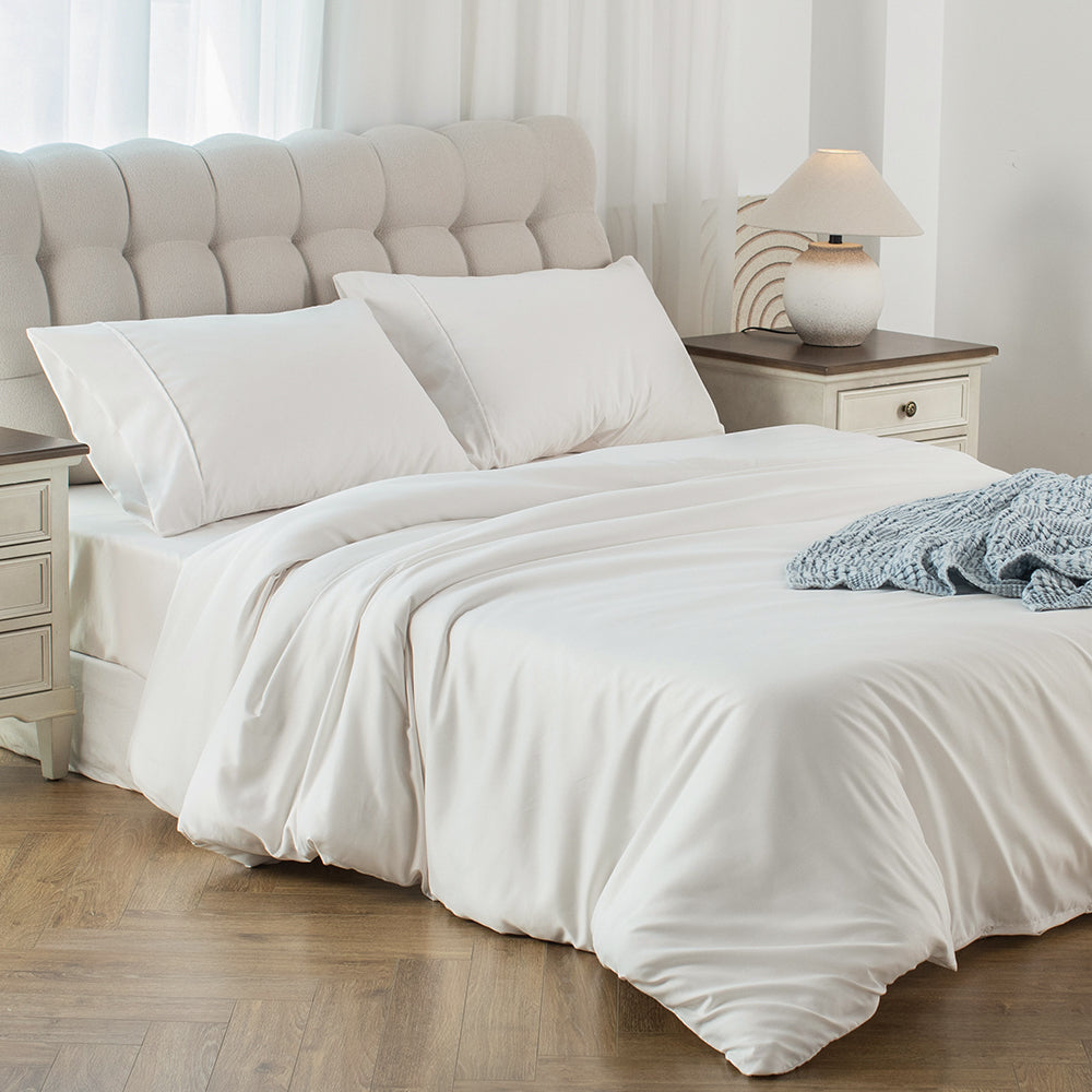 Kasentex Spring Duvet Cover Bedding Set with Duvet Cover, Pillowcase, Fitted Sheet, Hypoallergenic and Breathable, Room Decor, Graduation Gifts by Kasentex