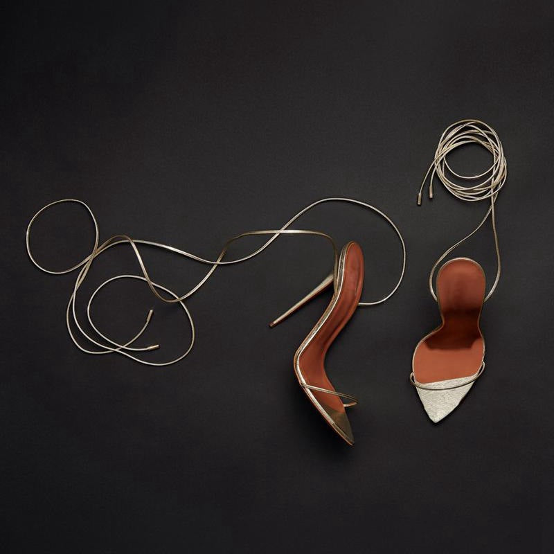 Women's Ankle Strap Stiletto Sandals | Pointed-Toe PU Heels by Sarah Express