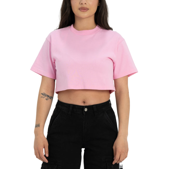 Pro Club Women's Heavyweight Short Sleeve Crop Top by Xtreme Wear
