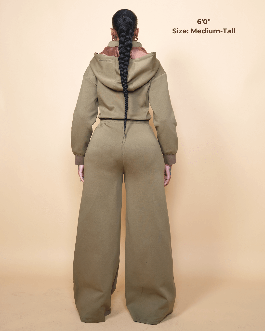 Green Satin Lined Jumpsuit by KINApparel