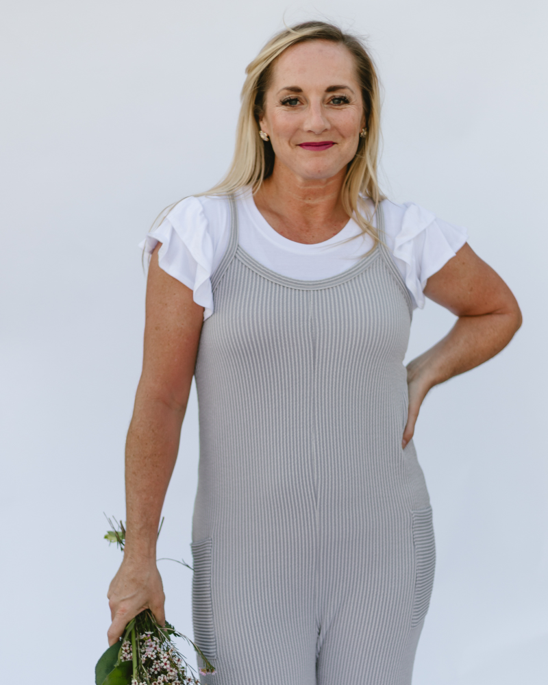 Ruffle Sleeve Halftee by HALFTEE Layering Fashions