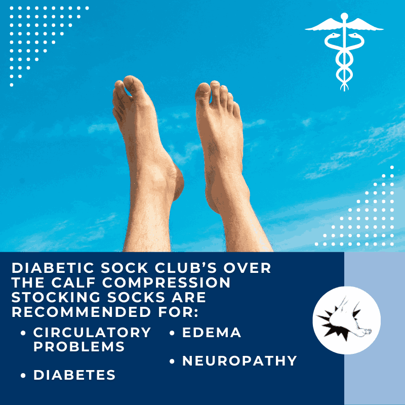 Women's Over The Calf Compression Stocking Socks (1 Pair) by DSC
