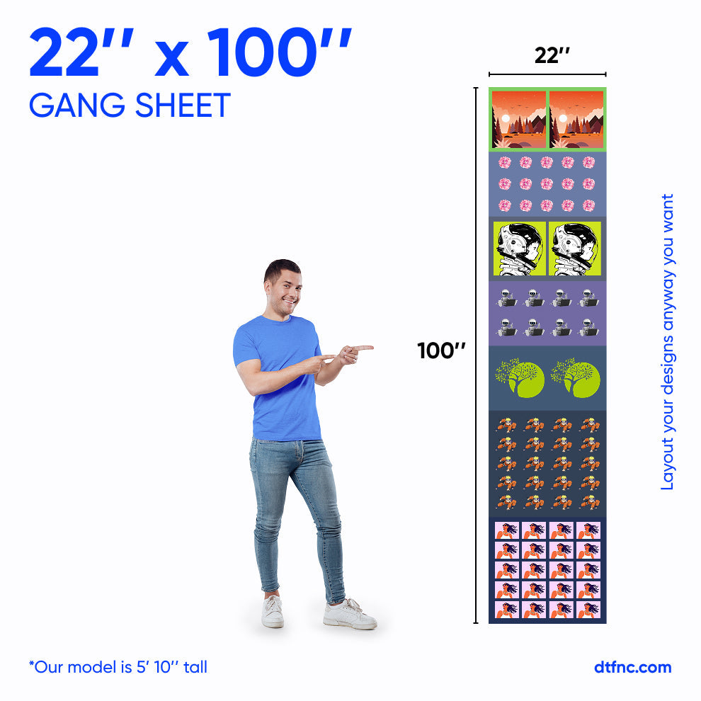 DTF Transfers - Upload Your Gang by DTF North Carolina