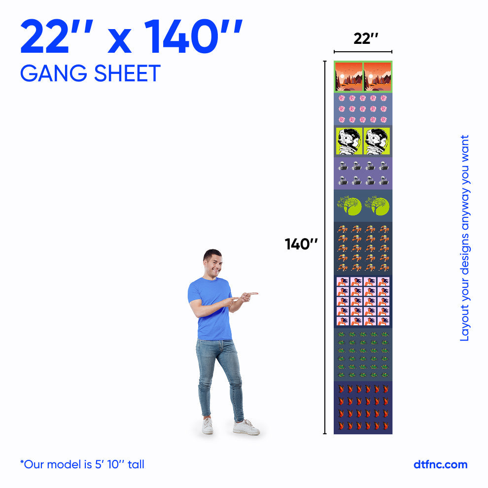 DTF Transfers - Upload Your Gang by DTF North Carolina