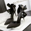 Women's Pointed Toe Bow Heels | Slip-On Stiletto Pumps by Sarah Express