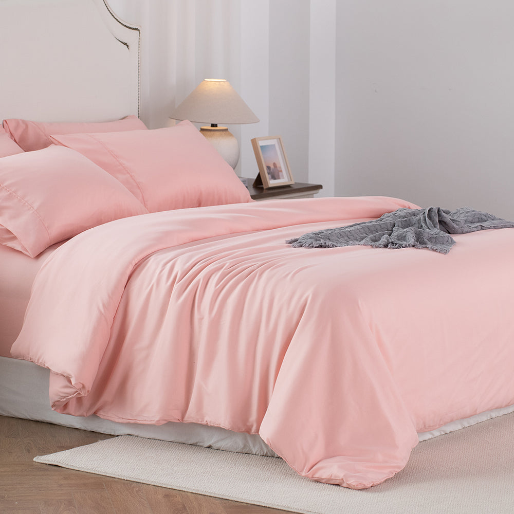 Kasentex Spring Duvet Cover Bedding Set with Duvet Cover, Pillowcase, Fitted Sheet, Hypoallergenic and Breathable, Room Decor, Graduation Gifts by Kasentex