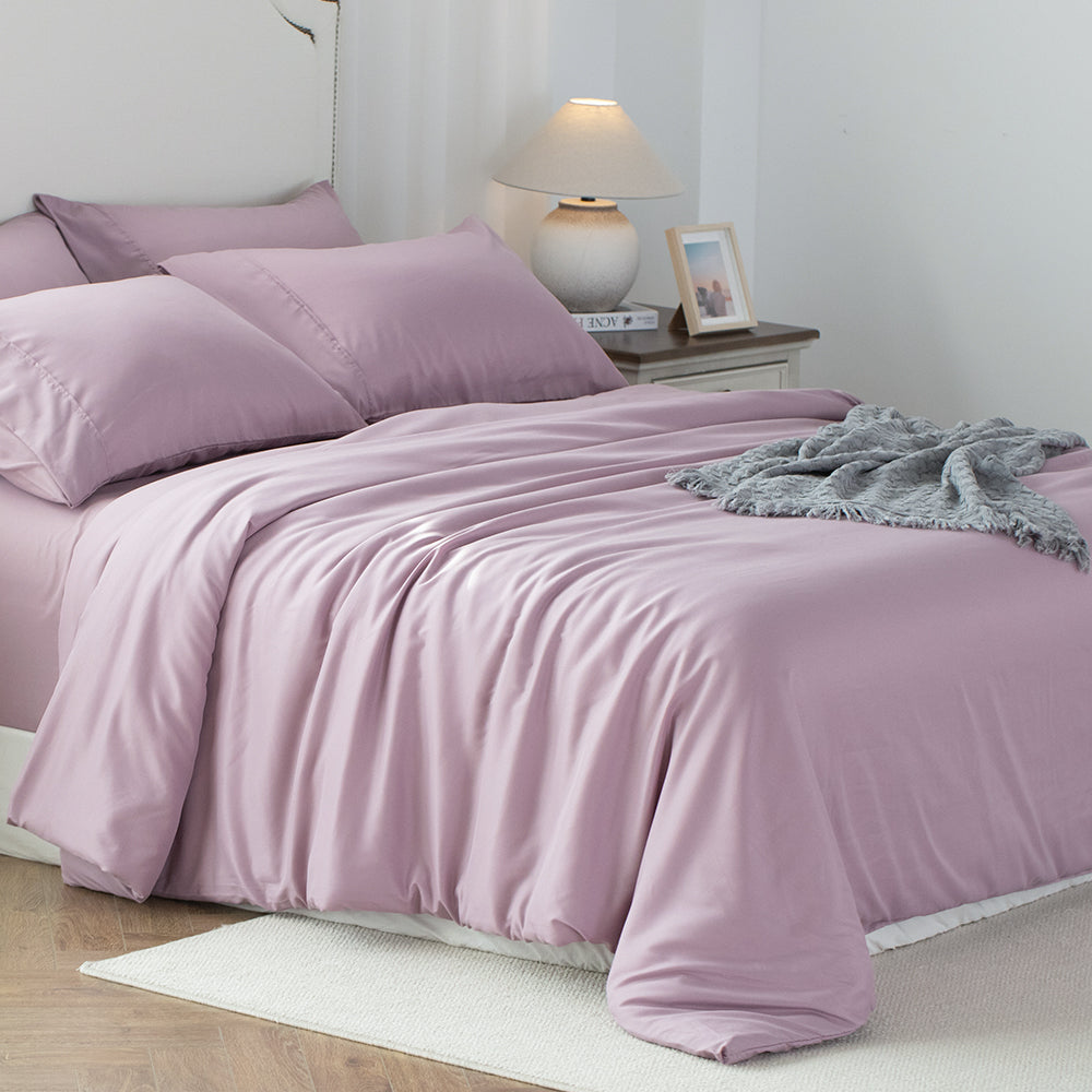 Kasentex Spring Duvet Cover Bedding Set with Duvet Cover, Pillowcase, Fitted Sheet, Hypoallergenic and Breathable, Room Decor, Graduation Gifts by Kasentex