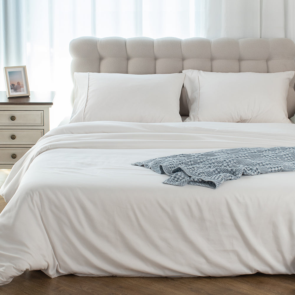 Kasentex Spring Duvet Cover Bedding Set with Duvet Cover, Pillowcase, Fitted Sheet, Hypoallergenic and Breathable, Room Decor, Graduation Gifts by Kasentex