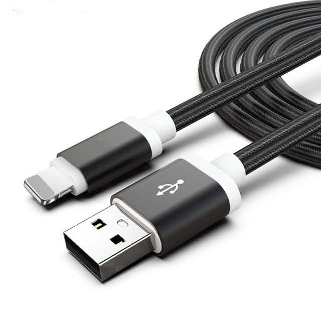 3-Pack: 10FT Heavy Duty Braided iPhone Lightning USB Cable by DailySale