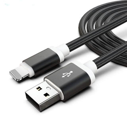 3-Pack: 10FT Heavy Duty Braided iPhone Lightning USB Cable by DailySale