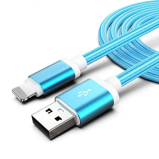 3-Pack: 10FT Heavy Duty Braided iPhone Lightning USB Cable by DailySale