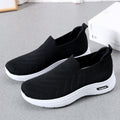Women's Mesh Slip-On Sneakers | Breathable Lightweight Flat Walking Shoes by Sarah Express