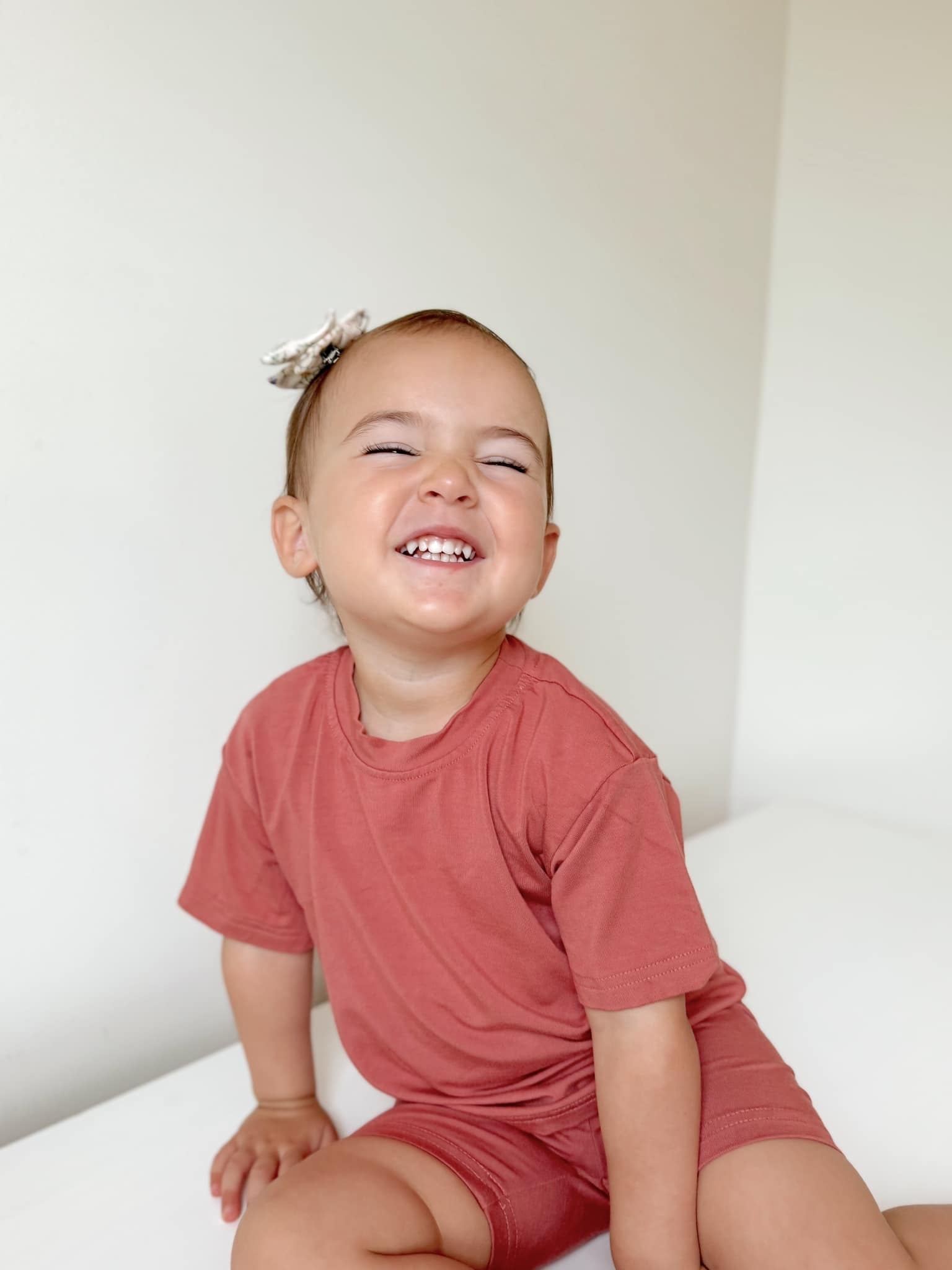 Bamboo Tee & Bike Shorts - sold as separates by Little Joy Co.