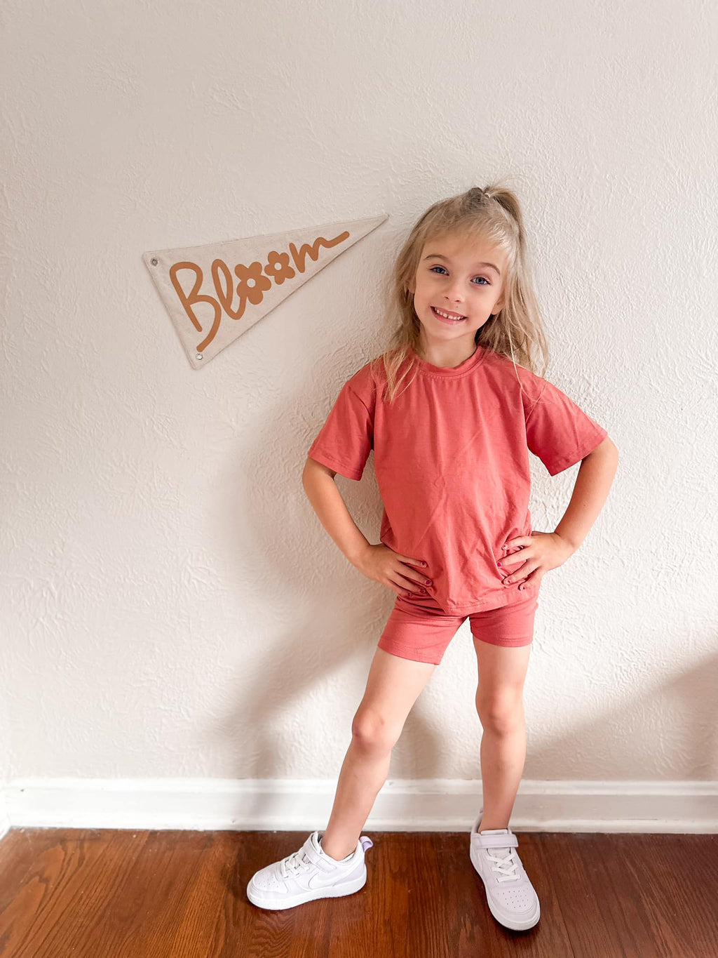 Bamboo Tee & Bike Shorts - sold as separates by Little Joy Co.