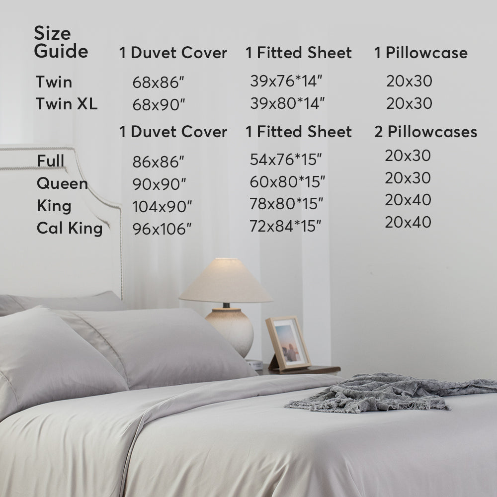 Kasentex Spring Duvet Cover Bedding Set with Duvet Cover, Pillowcase, Fitted Sheet, Hypoallergenic and Breathable, Room Decor, Graduation Gifts by Kasentex