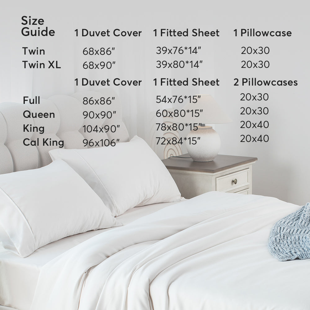 Kasentex Spring Duvet Cover Bedding Set with Duvet Cover, Pillowcase, Fitted Sheet, Hypoallergenic and Breathable, Room Decor, Graduation Gifts by Kasentex