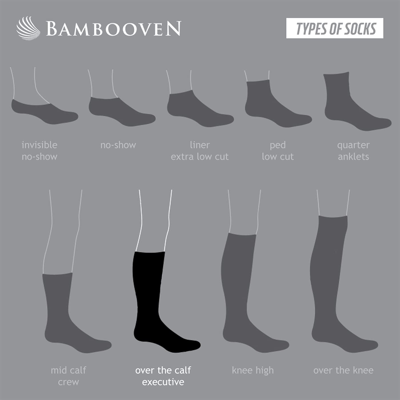 Men’s Bamboo Diabetic Socks 2-Pack - Ultra Thin by Bambooven