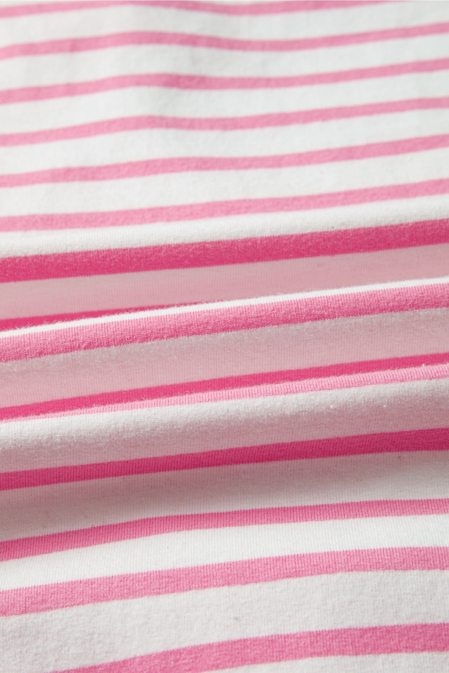 Stripe Half Placket High Low Short Sleeve Top